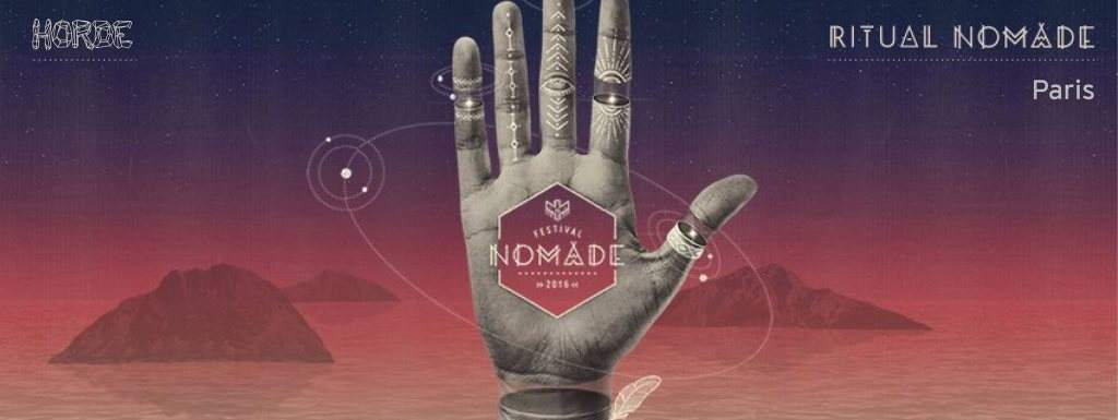 Horde Invite Ritual Nomade: Wide Awake Live / Jugurtha Live / Praah Live / Montoya Live - Página frontal