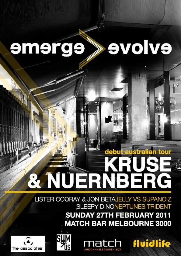 Emerge>evolve with Kruse & Nuernberg - Página frontal