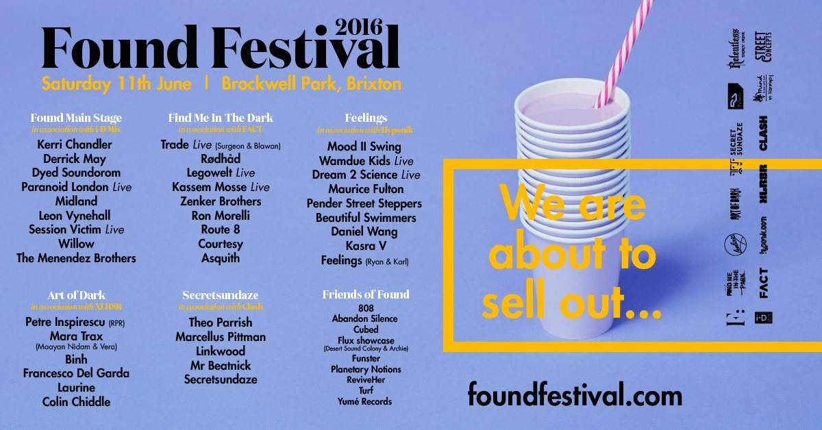 Found Festival 2016 - Página frontal