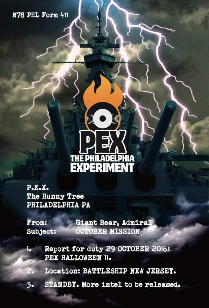 11th Annual Pex Halloween Ball 'The Invisibility Project - フライヤー表