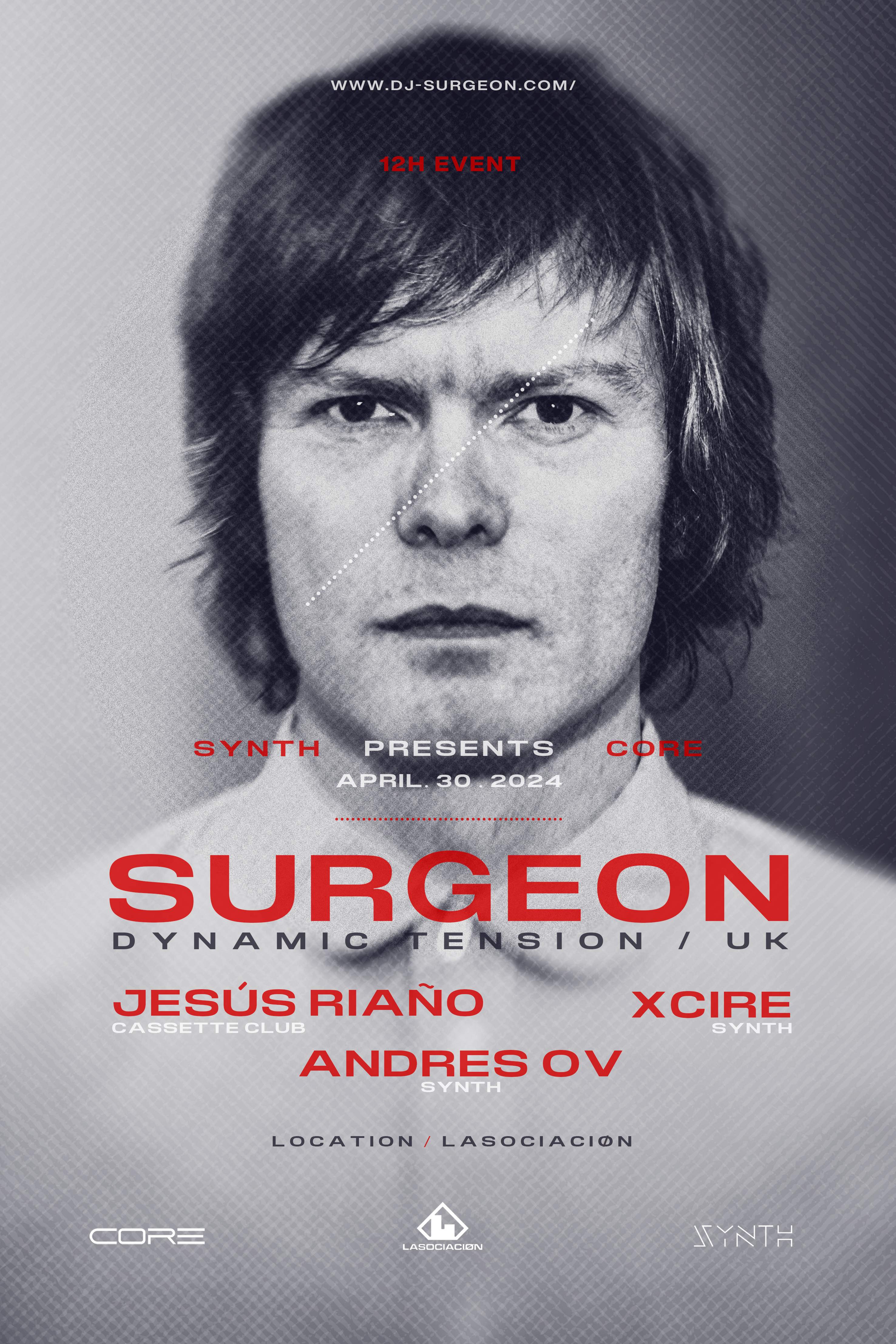 SYNTH presents CORE: Surgeon / Jesús Riaño - Página frontal