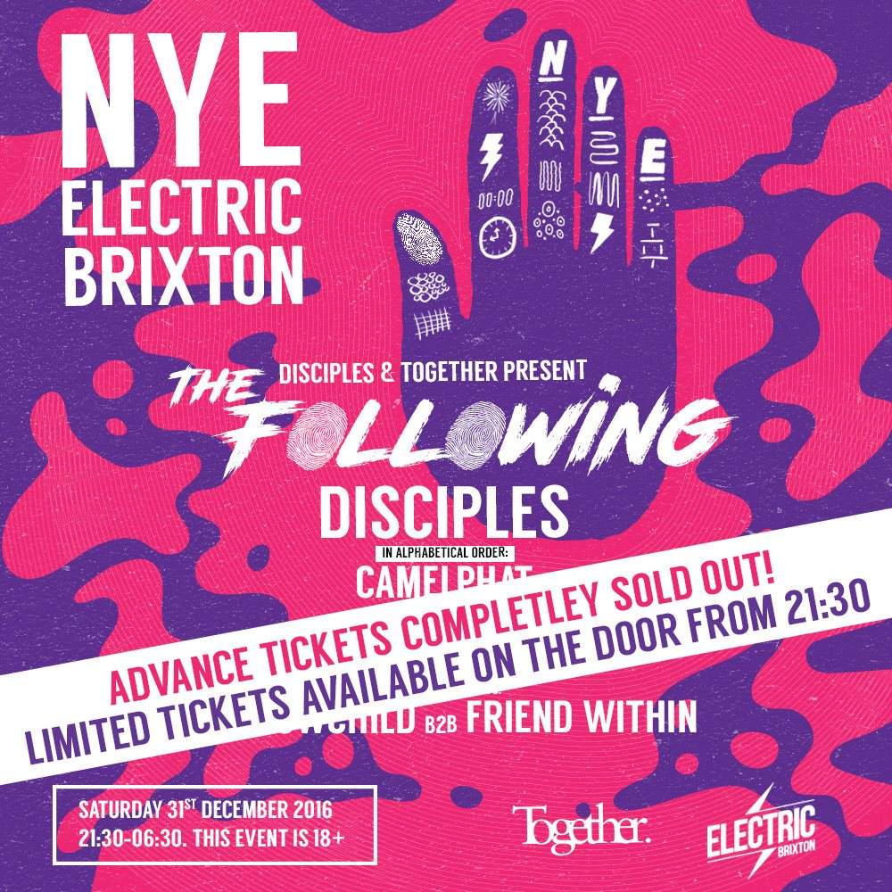The Following NYE with Disciples, Shadow Child B2B Friend Within, Camelphat, DJ S.K.T. & KDA - Página frontal