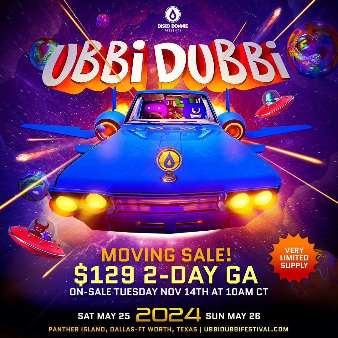 Ubbi Dubbi Festival 2024 Promo Code - フライヤー表