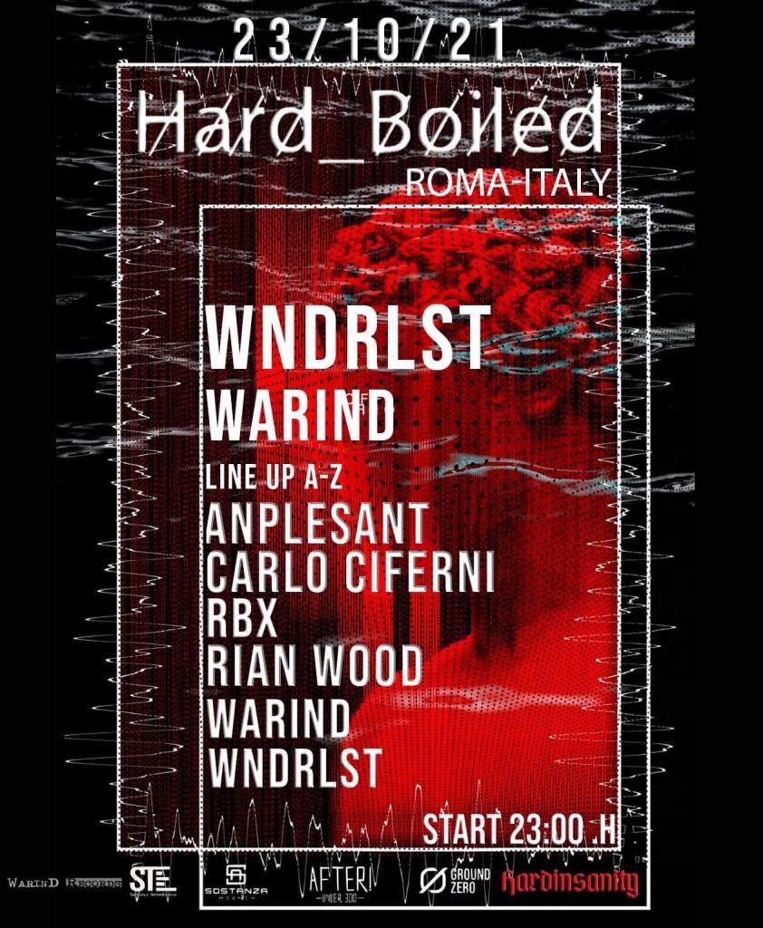 Hard_Boiled - WNDRLST - WarinD and more - フライヤー表