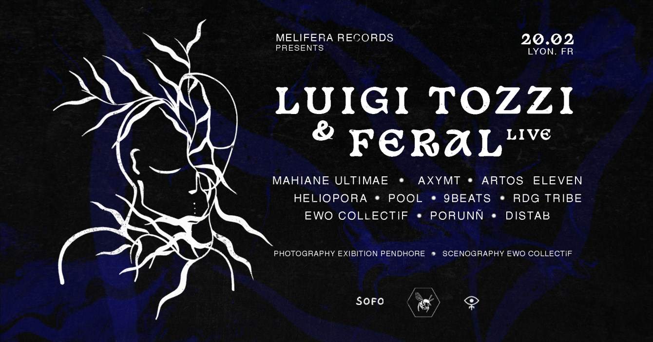 Luigi Tozzi & Feral (Live) - Melifera Records - フライヤー表