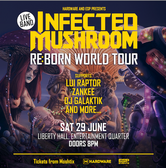 Infected Mushroom REBORN (Live) - Sydney - Página frontal