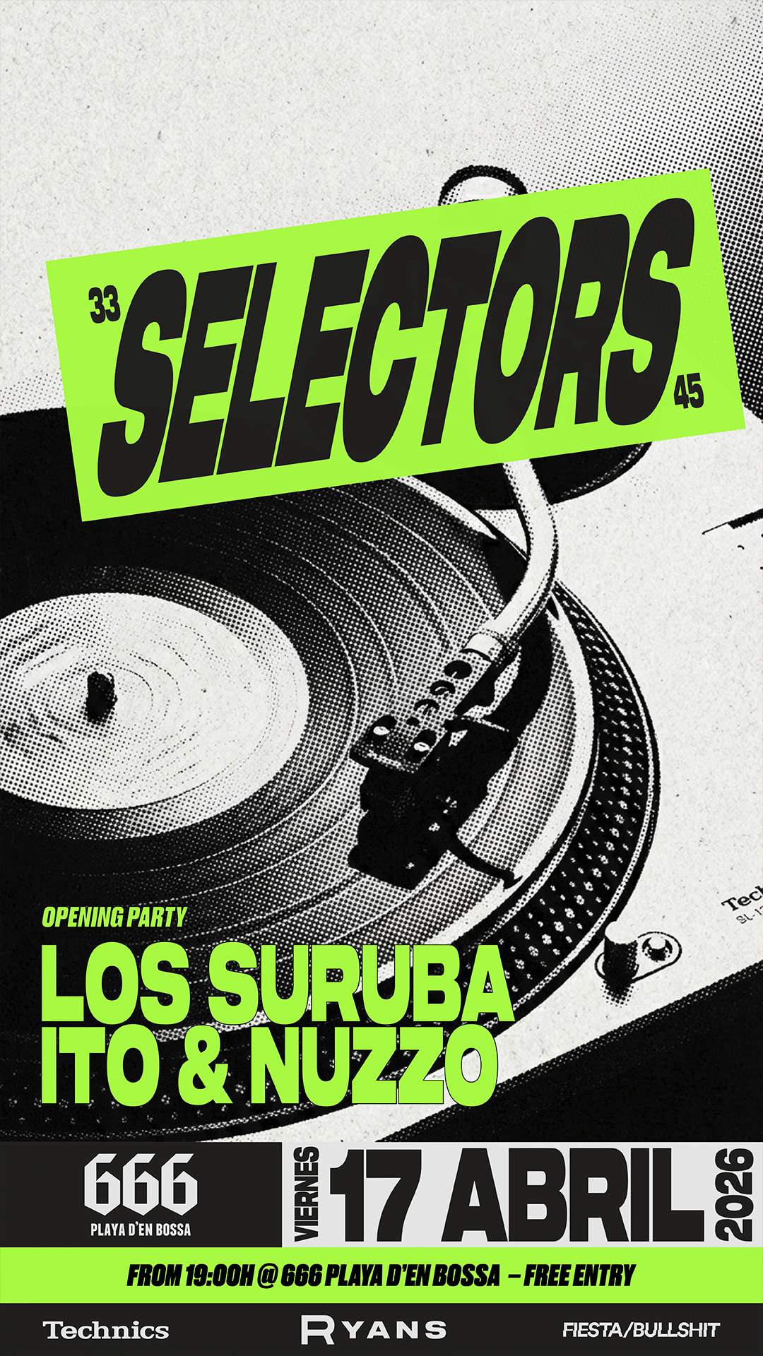 Selectors 'Vinyl' With Los Suruba + Ito & Nuzzo