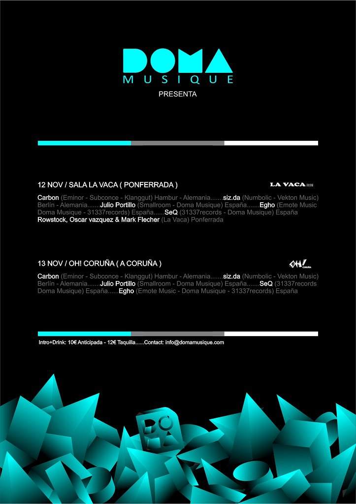 Doma Musique Label Party - Página frontal