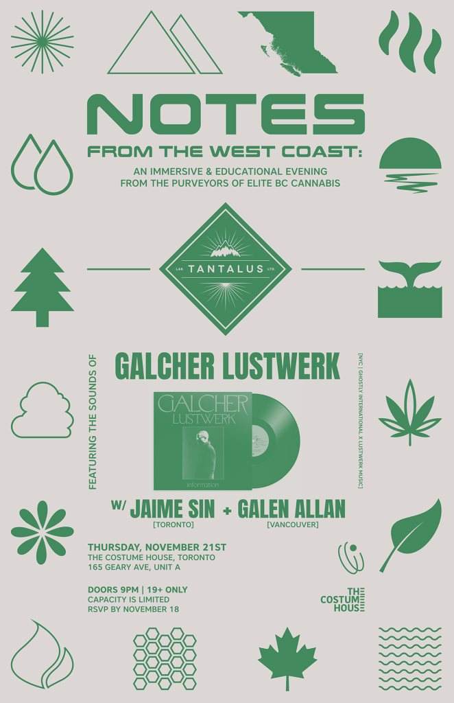 Galcher Lustwerk: Notes From The West Coast - Página frontal