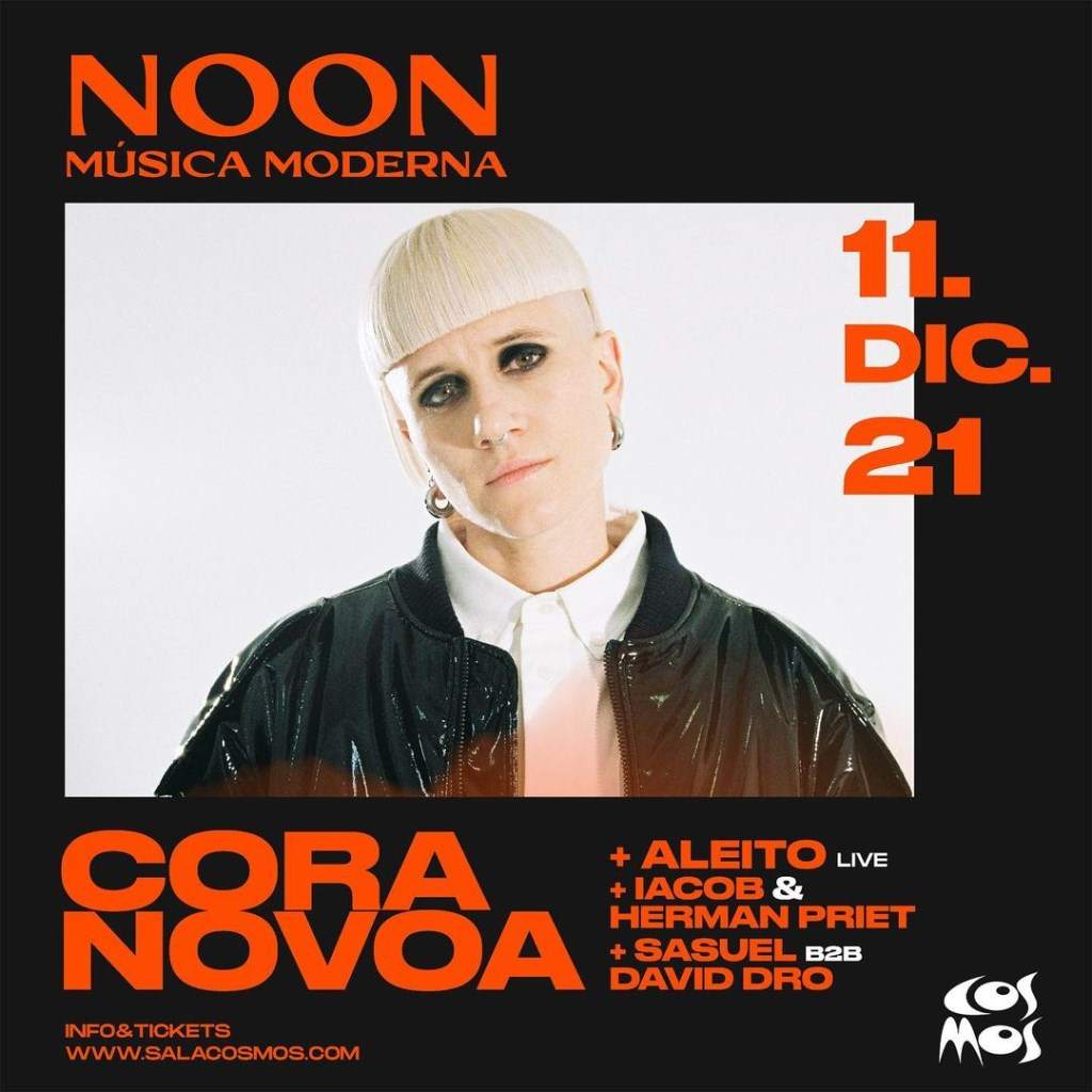Noon Música Moderna with Cora Novoa - フライヤー表