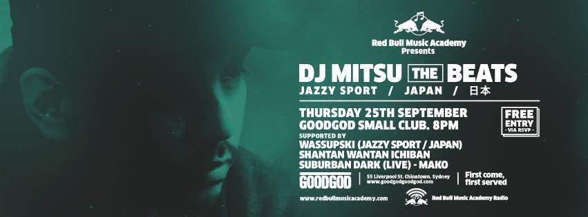 Red Bull Music Academy presents DJ Mitsu The Beats - Página frontal