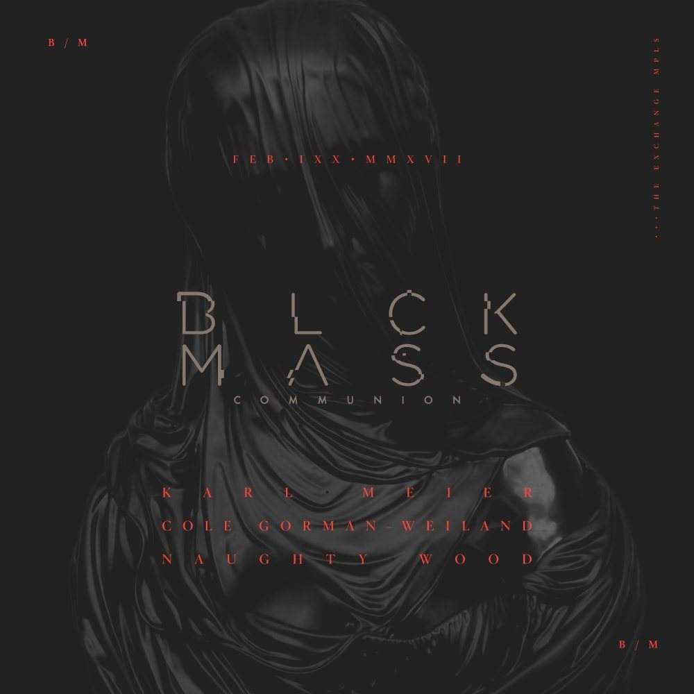 Black Mass with Karl Meier - フライヤー表