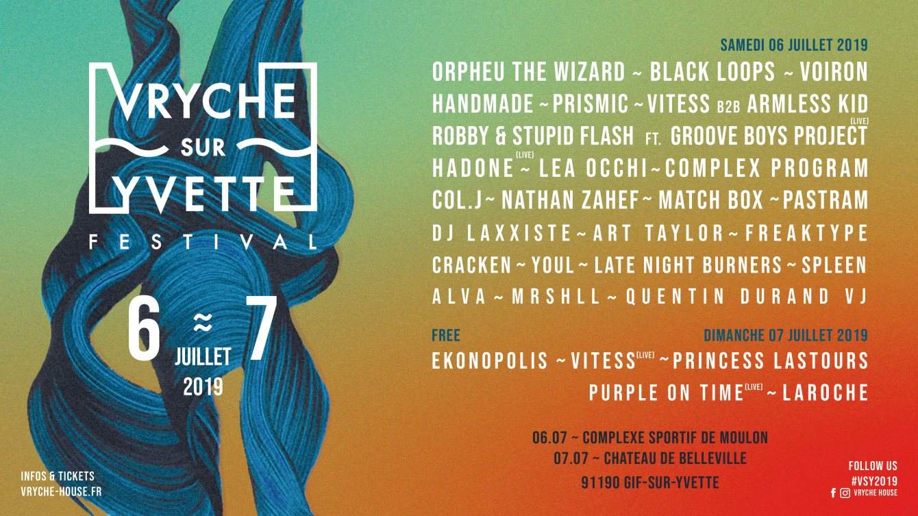 Vryche Sur Yvette Festival - フライヤー表