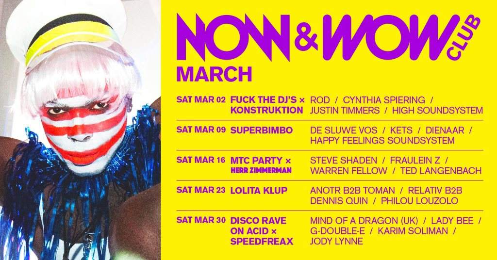 Now&wow Club ▲ March 23rd - フライヤー表