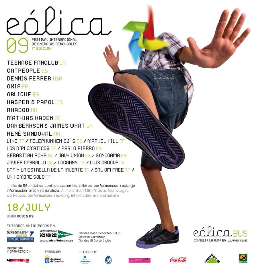 Festival Internacional De Energias Renovables 'Eolica' 2009 - フライヤー表