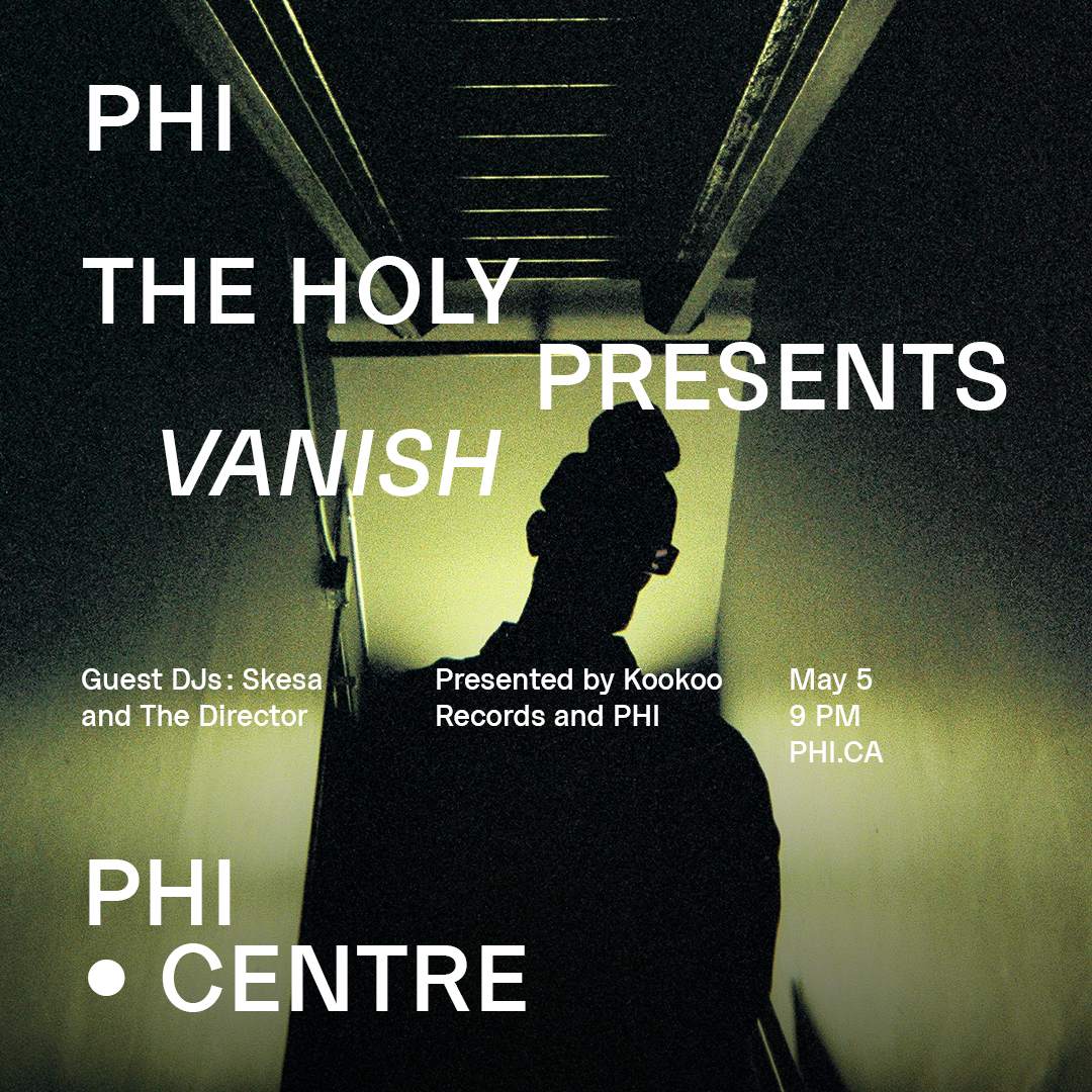 The Holy presents: Vanish - Página frontal