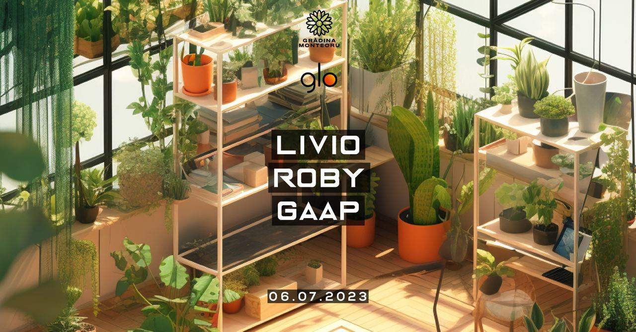 Livio, Roby, Gaap in the garden - フライヤー表