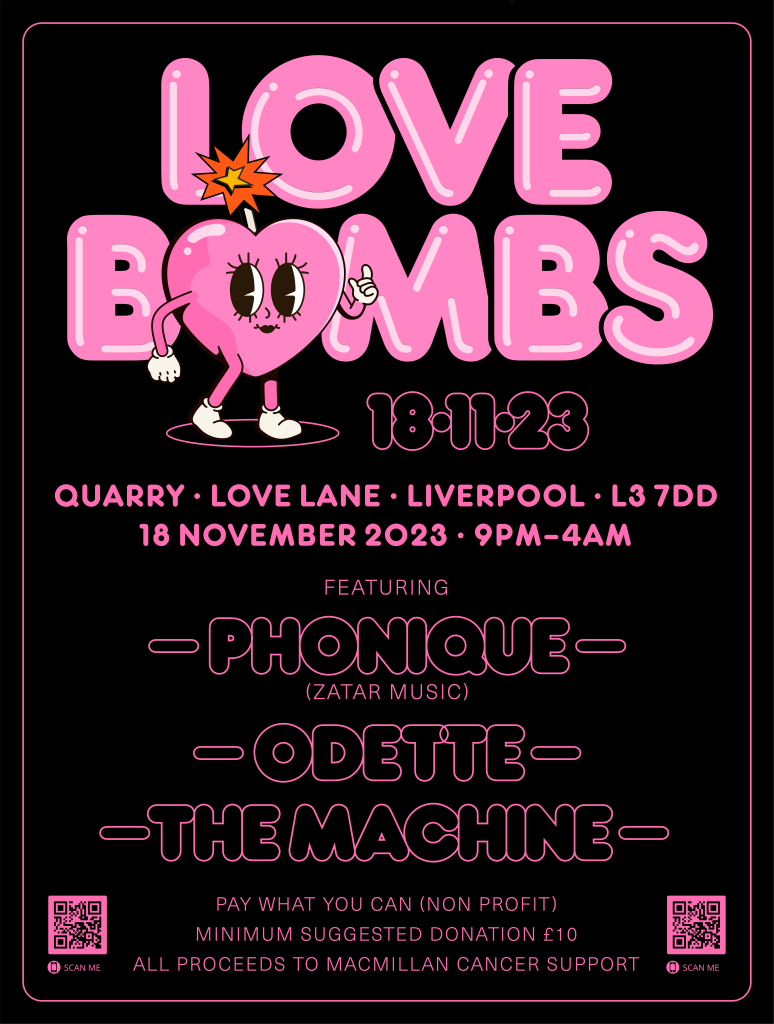 Love Bombs - Página frontal