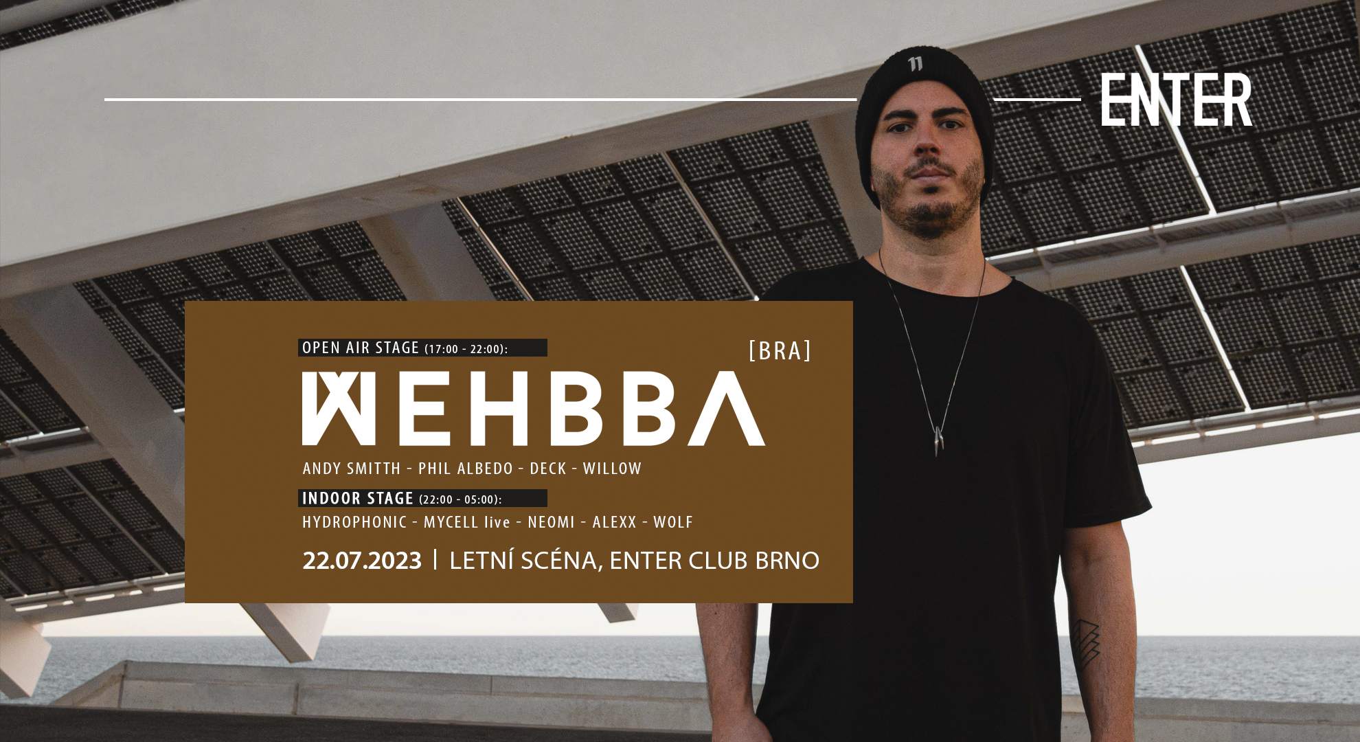Wehbba (BRA) → ENTER Club Brno (Summer Scene) - Página frontal