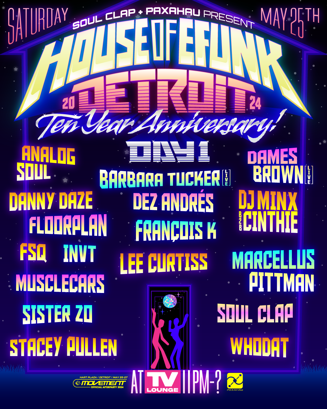 Soul Clap's House of EFUNK 10 Year Anniversary (Day 1) at TV Lounge