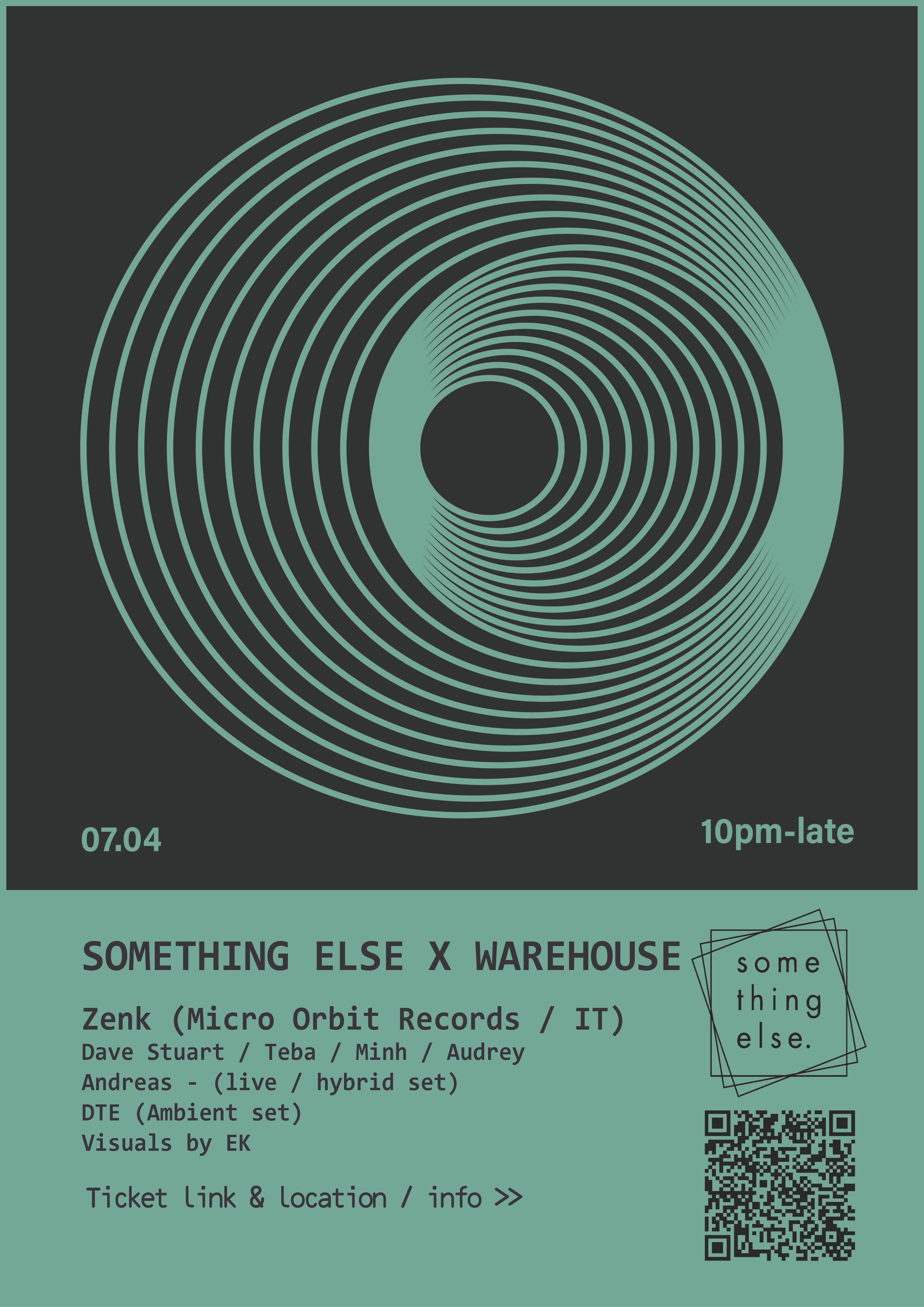 Something Else X Warehouse X Zenk (Micro Orbit Records / IT) - Página frontal