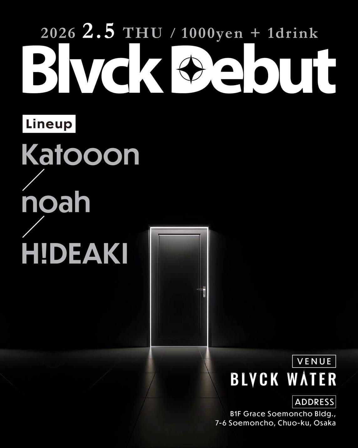 Blvck Debut at Blvck Water, Osaka