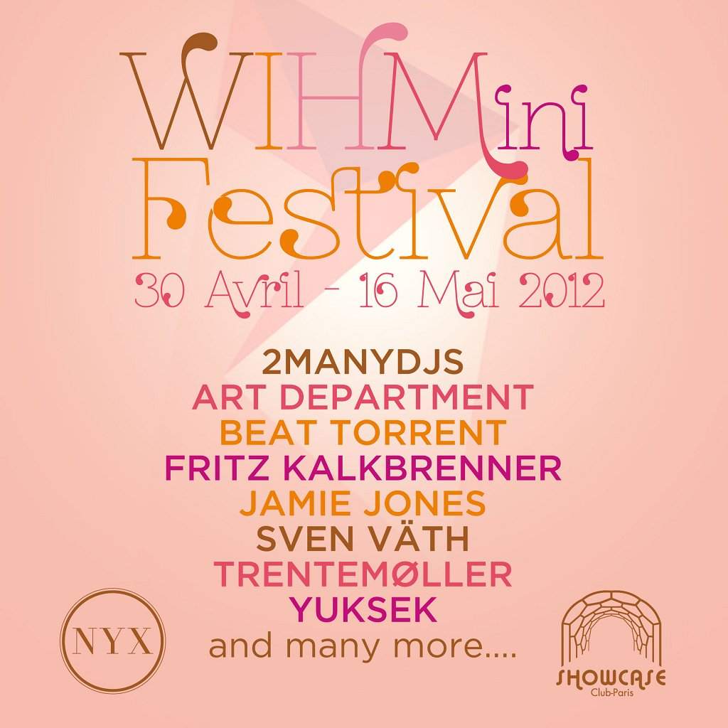 Wihmini Festival #2 Day 3: Yuksek DJ Set, Darabi, Irfane (Outlines), Panteros666 (Club Cheval) - フライヤー裏