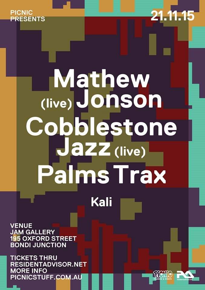 Picnic presents Mathew Jonson, Cobblestone Jazz & Palms Trax - Página frontal