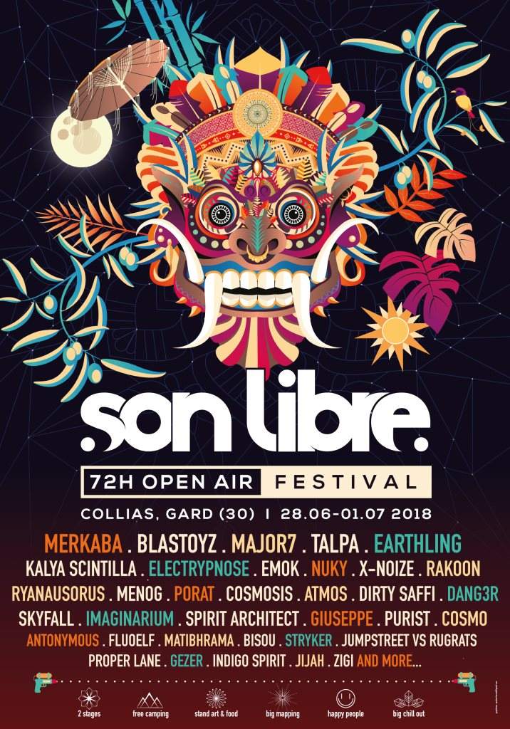 Son Libre Festival 2018 • Open-air 72h non-Stop - Página trasera