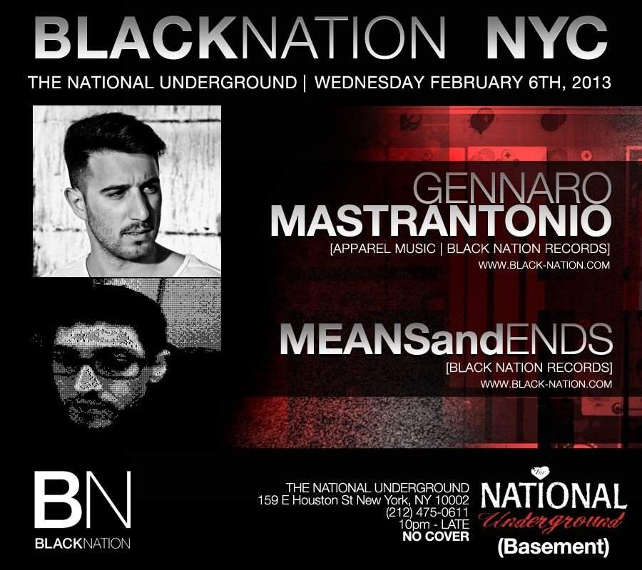 Black Nation Records: NYC Showcase - フライヤー表