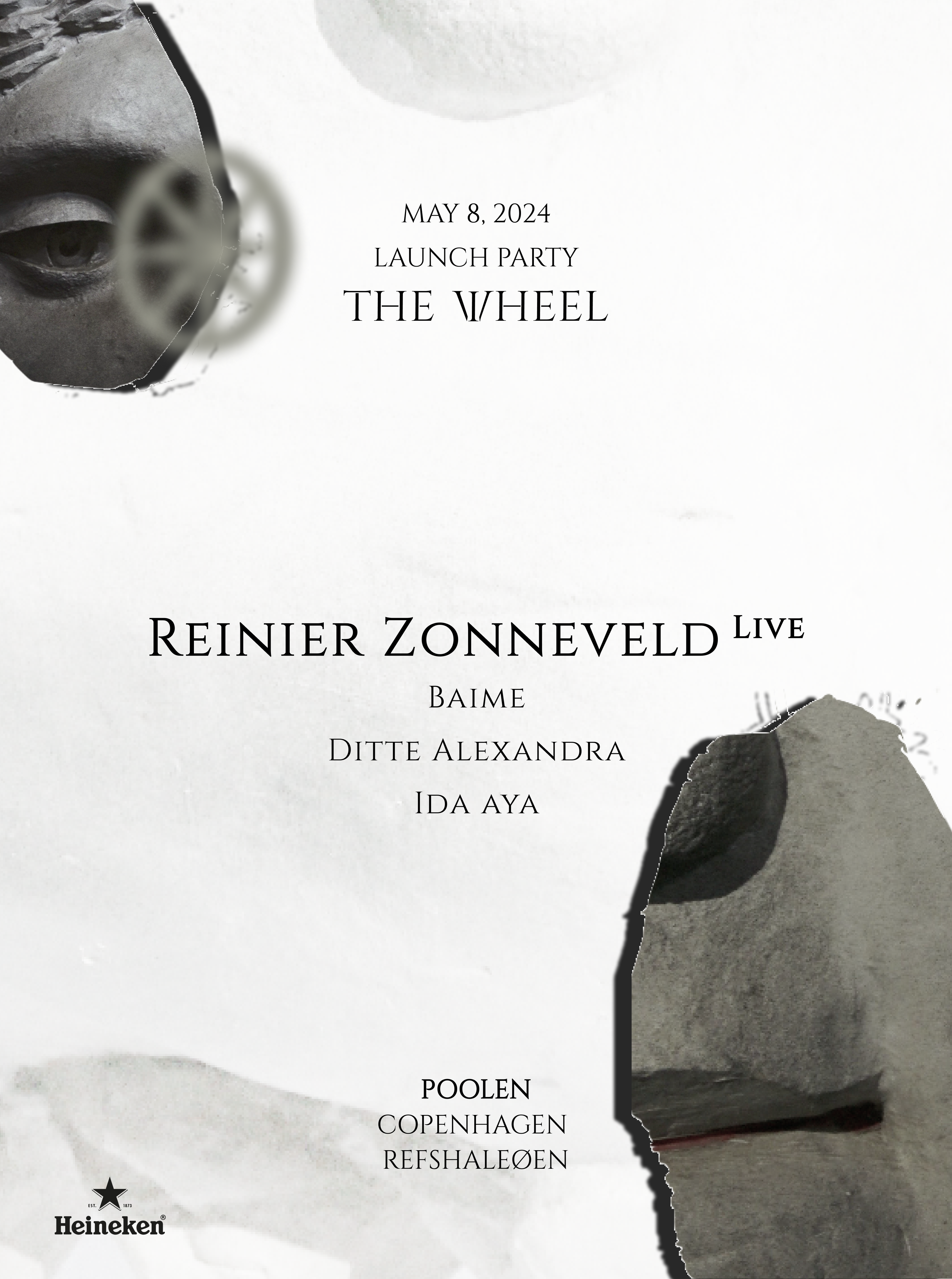 The Wheel x Poolen – Launch Party with Reinier Zonneveld (Live) - フライヤー表