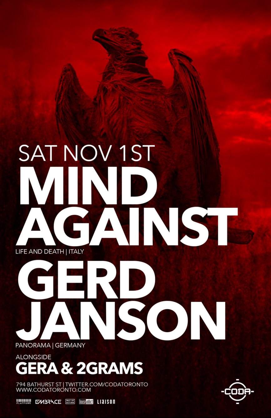 Coda: Mind Against & Gerd Janson - Página frontal