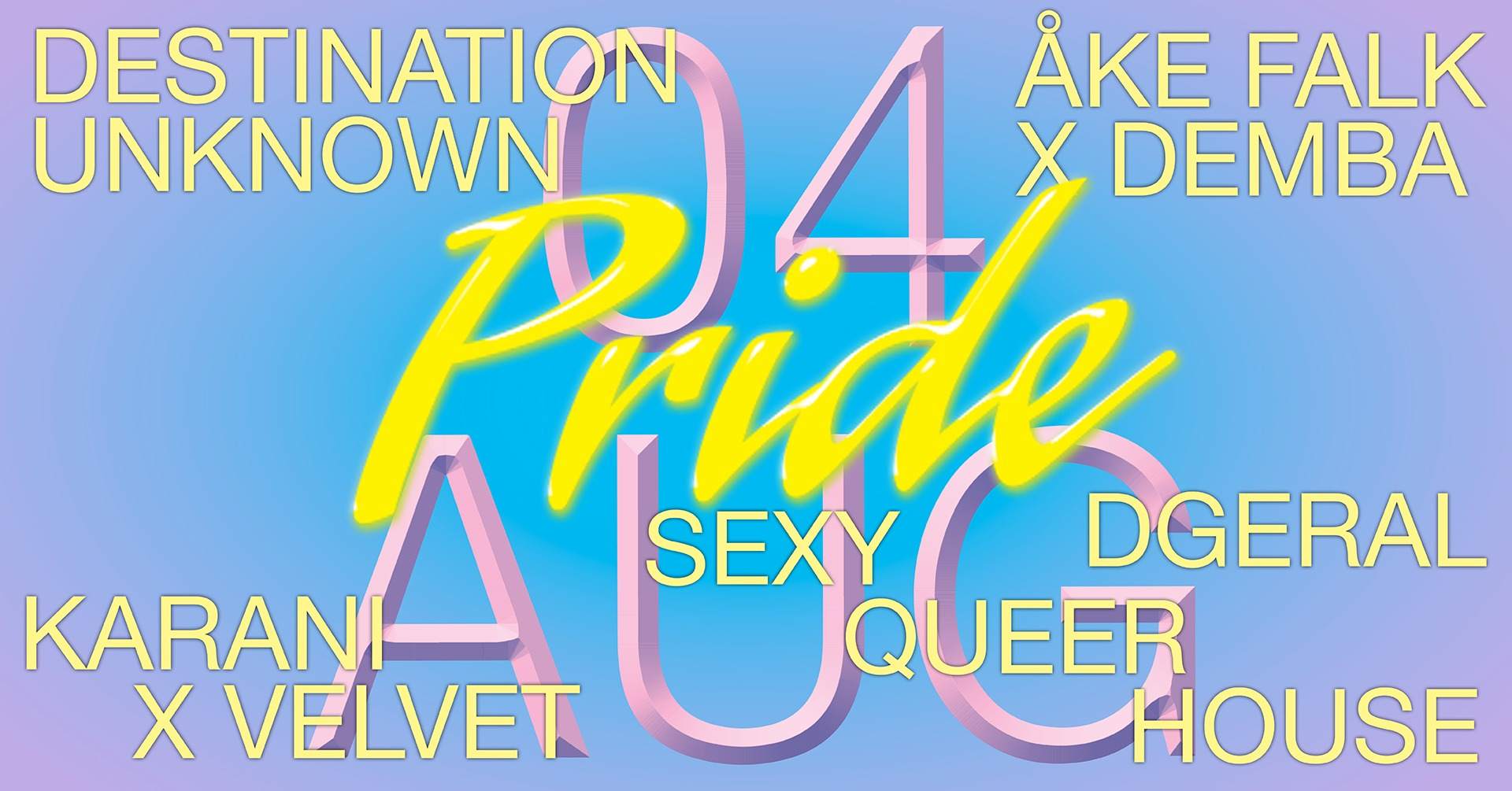 PRIDE THURSDAY SEXY QUEER HOUSE at Trädgården, Stockholm