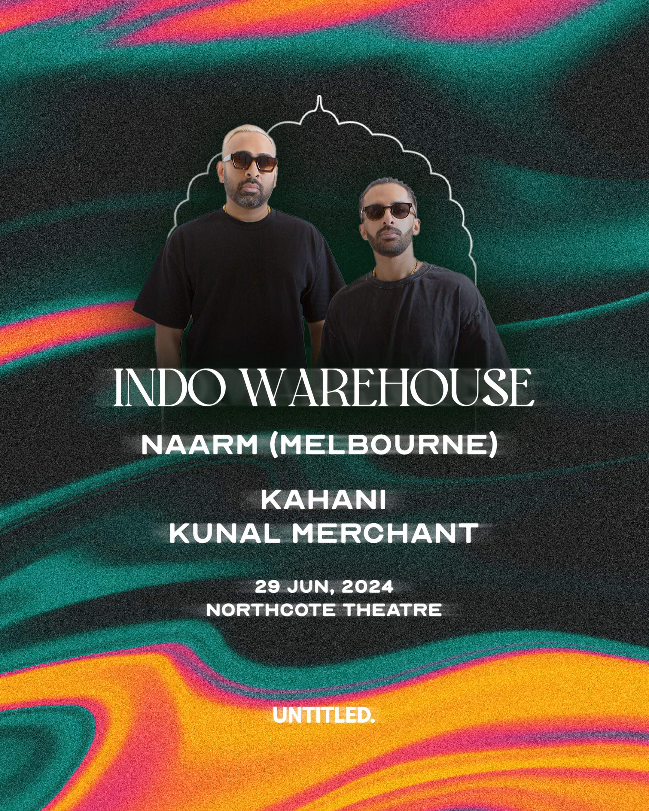 INDO WAREHOUSE - Naarm/ Melbourne 2024 - フライヤー表