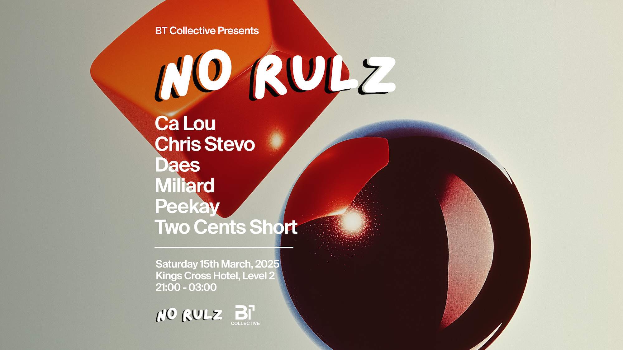 No Rulz 002 at Kings Cross Hotel, Sydney