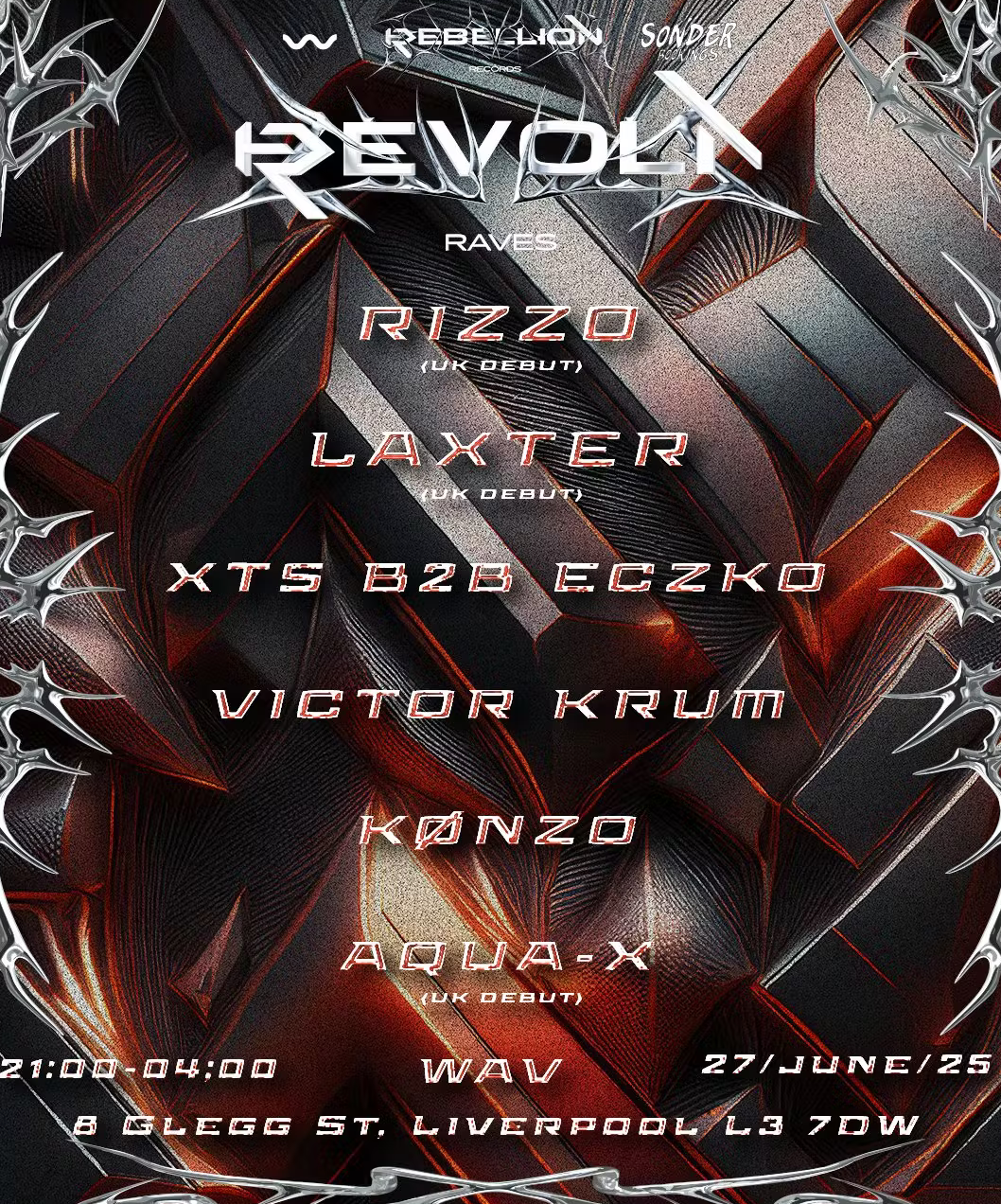 Revolt Raves Presents KØNZO at WaV, Liverpool