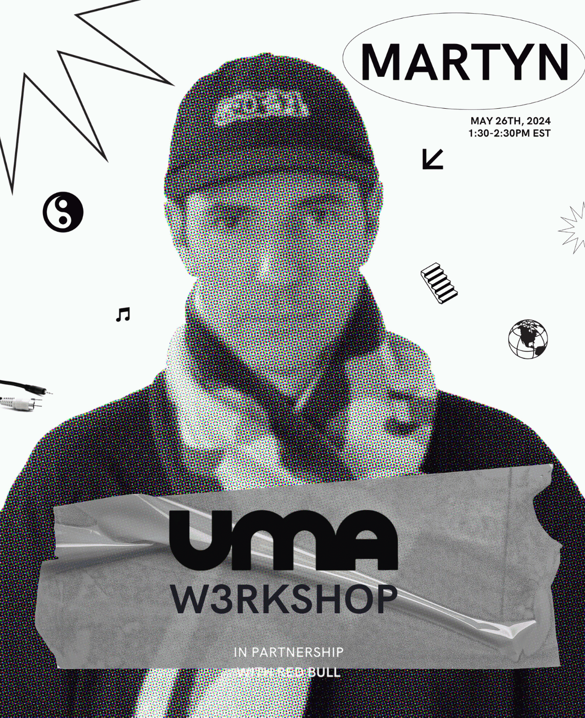 UMA x Martyn W3rkshop - フライヤー表