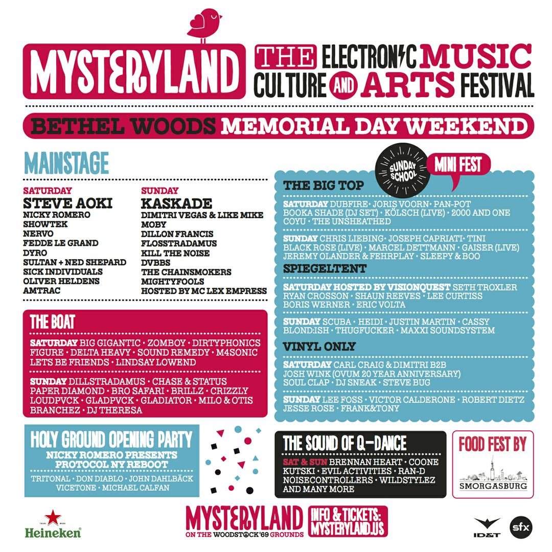 Mysteryland USA 2014 at Bethel Woods, New York City