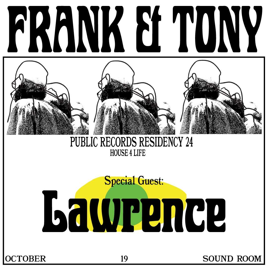 Lawrence + Frank and Tony - フライヤー表