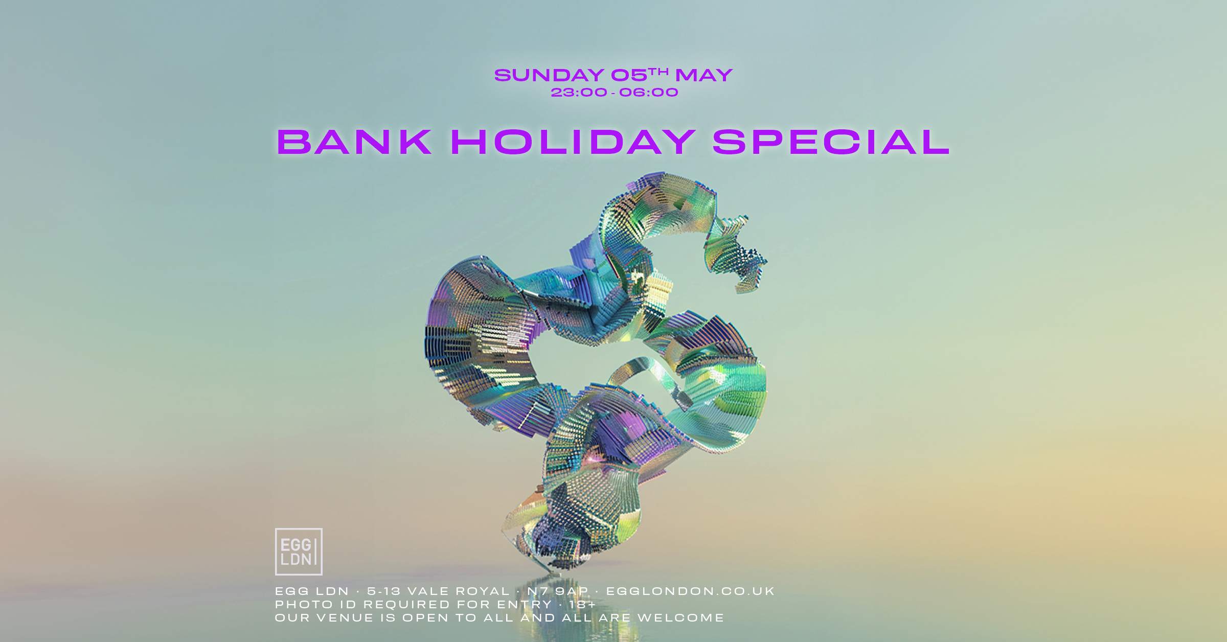 Egg LDN Pres: Bank Holiday Sunday Special - House & Disco - Página frontal