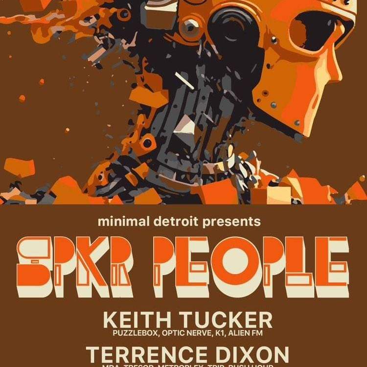 Minimal Detroit presents Spkr People - フライヤー表