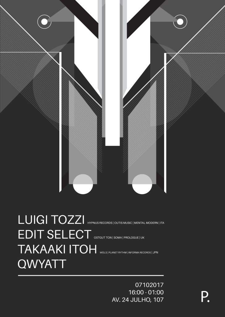 Prologue with Luigi Tozzi / Edit Select / Takaaki Itoh - フライヤー表
