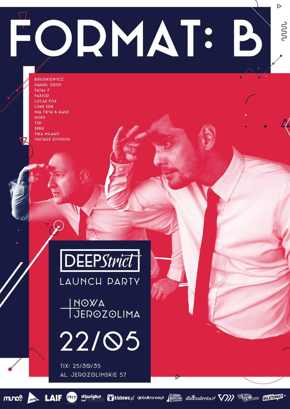 Deepstrict Launch Party with Format: B - Página frontal