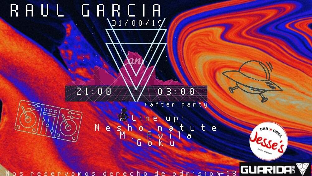 Guarida LAB present: Raul Garcia (Tzantza Records) - Página frontal
