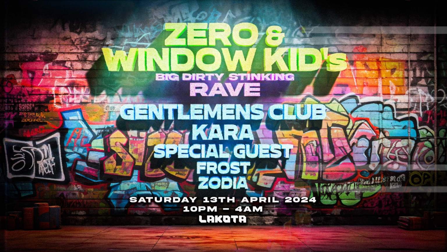Zero & Window Kid's Their Big Dirty Stinking Rave - Página frontal