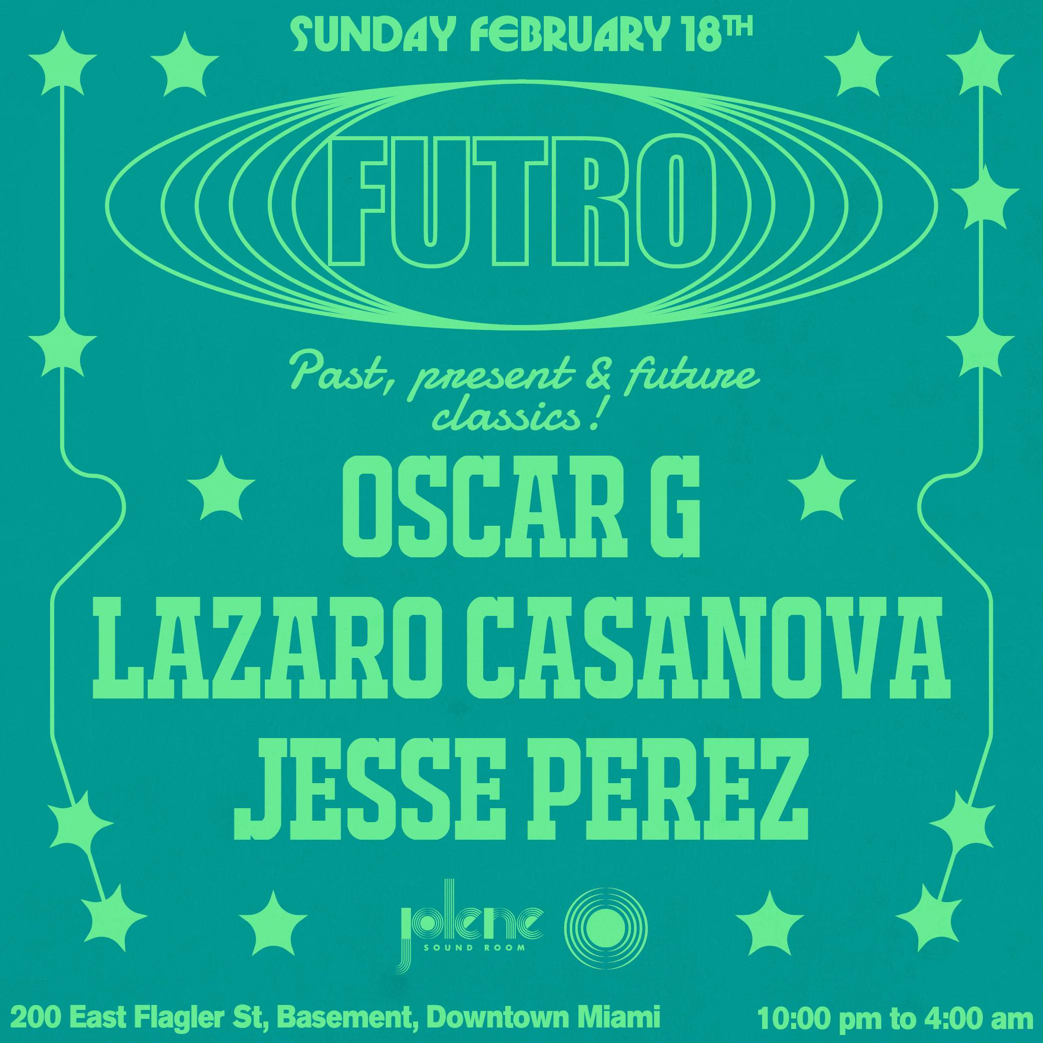 Futuro feat. Oscar G. + Lazaro Casanova + Jesse Perez - Página frontal