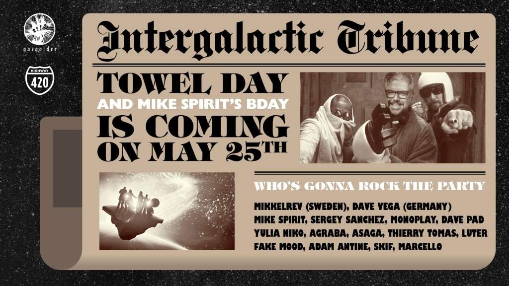 Towel Day - Página frontal
