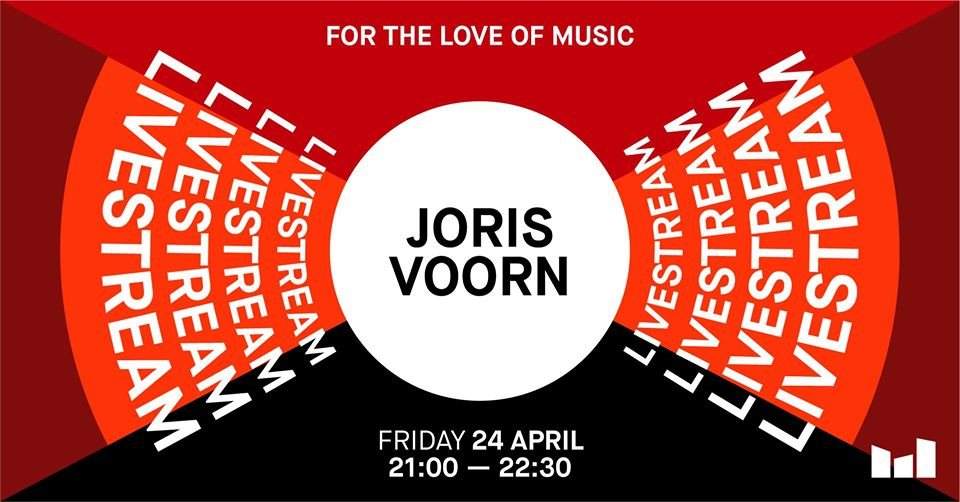 Joris Voorn (Vinyl Only) De Marktkantine Livestream - フライヤー表