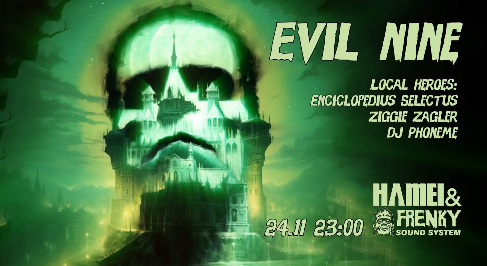 Evil Nine - Página frontal