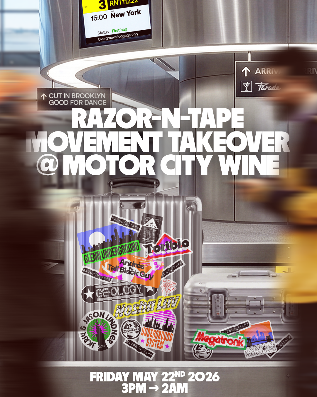 Razor-N-Tape Takeover at Motor City Wine at MotorCity Wine, Detroit
